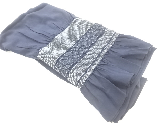 JAPANESE HEKO OBI / FOR MEN / SHIBORI / SHIPPO PATTERN